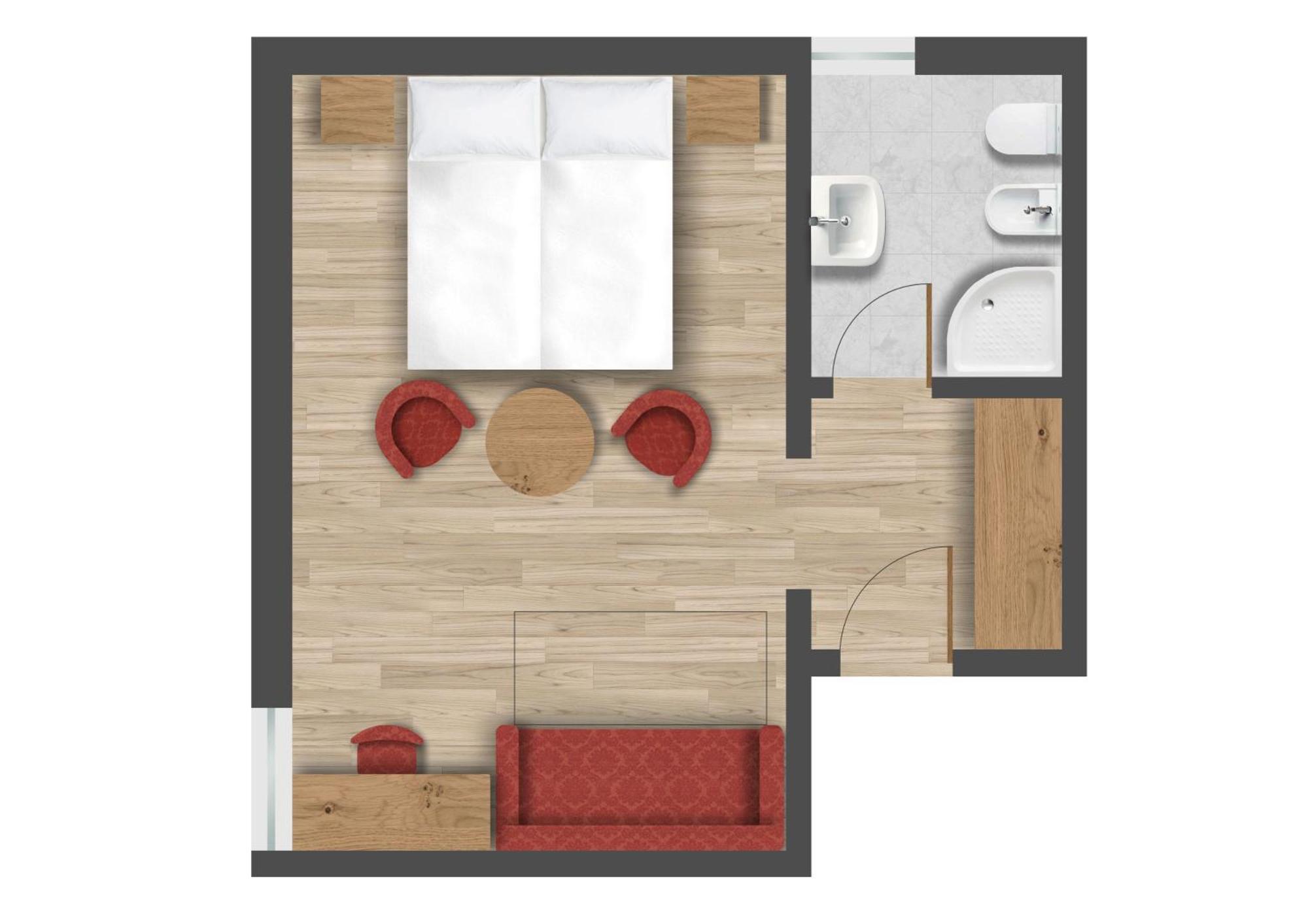 Double or Twin Room Mountain View Attic